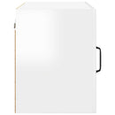Vægskab PORTO 2 pcs Høj gloss hvid 50 x 31 x 40 cm
