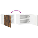 Vægskab PORTO 2 pcs Røget eg 50 x 31 x 40 cm Konstrueret træ