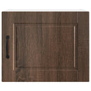 Vægskab PORTO 2 pcs Brun eg 50 x 31 x 40 cm Konstrueret træ