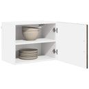 Vægskab PORTO 2 pcs Brun eg 50 x 31 x 40 cm Konstrueret træ