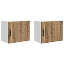 Vægskab PORTO 2 pcs Artisan Egetræ Konstrueret træ