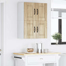 Vægskab PORTO 2 pcs Sonoma eg 60 x 31 x 40 cm Konstrueret træ