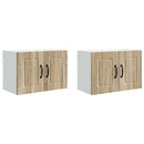 Vægskab PORTO 2 pcs Sonoma eg 60 x 31 x 40 cm Konstrueret træ