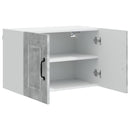 Vægskab PORTO 2 pcs Beton Grå 60 x 31 x 40 cm Konstrueret træ