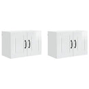 Vægskab PORTO 2 pcs Høj gloss hvid 60 x 31 x 40 cm