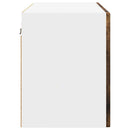 Vægskab PORTO 2 pcs Røget eg 60 x 31 x 40 cm Konstrueret træ
