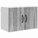 Vægskab PORTO 2 pcs Grå Sonoma 60 x 31 x 40 cm Konstrueret træ