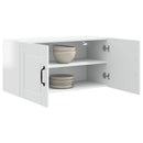 Vægskab PORTO Høj gloss hvid 80 x 31 x 40 cm Konstrueret træ