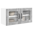 Væglågskab PORTO Beton Grå 80 x 31 x 40 cm Konstrueret træ