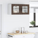 Væglågskab PORTO Brun eg 80 x 31 x 40 cm Konstrueret træ