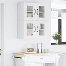 Væglågskab PORTO 2 pcs Høj gloss hvid 60 x 31 x 40 cm
