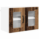 Væglågskab PORTO 2 pcs Gammelt træ 60 x 31 x 40 cm