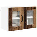 Væglågskab PORTO 2 pcs Gammelt træ 60 x 31 x 40 cm