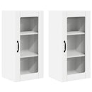 Væglågskab PORTO 2 pcs Hvid 40 x 31 x 80 cm Konstrueret træ