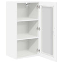 Væglågskab PORTO 2 pcs Hvid 40 x 31 x 80 cm Konstrueret træ