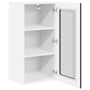 Væglampe Skab PORTO 2 pcs Sort 40 x 31 x 80 cm Konstrueret træ