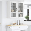 Væglågskab PORTO 2 pcs Høj gloss hvid 40 x 31 x 80 cm