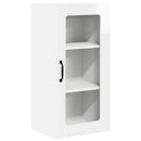 Væglågskab PORTO 2 pcs Høj gloss hvid 40 x 31 x 80 cm