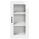 Væglågskab PORTO 2 pcs Høj gloss hvid 40 x 31 x 80 cm