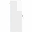 Væglågskab PORTO 2 pcs Høj gloss hvid 40 x 31 x 80 cm
