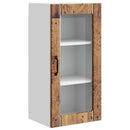 Væglågskab PORTO 2 pcs Gammelt træ 40 x 31 x 80 cm
