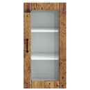 Væglågskab PORTO 2 pcs Gammelt træ 40 x 31 x 80 cm
