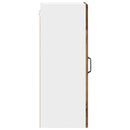 Væglågskab PORTO 2 pcs Gammelt træ 40 x 31 x 80 cm