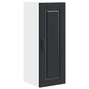 Vægskab PORTO 2 pcs Sort 30 x 31 x 80 cm Konstrueret træ