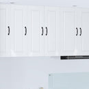 Vægskab PORTO 2 pcs Høj gloss hvid 30 x 31 x 80 cm