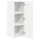 Vægskab PORTO 2 pcs Høj gloss hvid 30 x 31 x 80 cm
