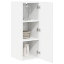 Vægskab PORTO 2 pcs Høj gloss hvid 30 x 31 x 80 cm