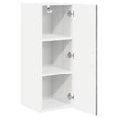 Vægskab PORTO 2 pcs Grå Sonoma 30 x 31 x 80 cm Konstrueret træ