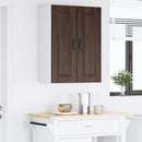 Vægskab PORTO 2 pcs Brun eg 30 x 31 x 80 cm Konstrueret træ