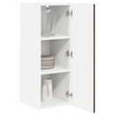 Vægskab PORTO 2 pcs Brun eg 30 x 31 x 80 cm Konstrueret træ