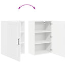 Vægskab PORTO Høj gloss hvid 50 x 31 x 80 cm Konstrueret træ