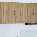 Vægskab PORTO Artisan Egetræ 50 x 31 x 80 cm Konstrueret træ