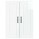 Vægskab PORTO Høj gloss hvid 60 x 31 x 80 cm Konstrueret træ