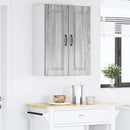 Vægskab PORTO Grå Sonoma 60 x 31 x 80 cm Konstrueret træ