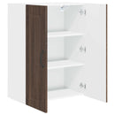 Vægskab PORTO Brun eg 60 x 31 x 80 cm Konstrueret træ