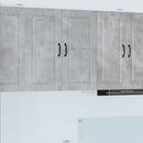 Vægskab PORTO Beton Grå 80 x 31 x 80 cm Konstrueret træ