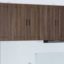 Vægskab PORTO Brun eg 80 x 31 x 80 cm Konstrueret træ