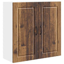 Vægskab PORTO Gammelt træ 80 x 31 x 80 cm Konstrueret træ