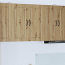 Vægskab PORTO Artisan Egetræ 80 x 31 x 80 cm Konstrueret træ