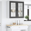 Væglågskab PORTO Sort 80 x 31 x 80 cm Konstrueret træ