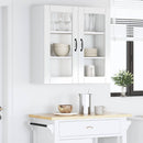 Væglågskab PORTO Høj gloss hvid 80 x 31 x 80 cm Konstrueret træ