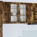 Væglågskab PORTO Røget eg 80 x 31 x 80 cm Konstrueret træ