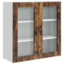 Væglågskab PORTO Røget eg 80 x 31 x 80 cm Konstrueret træ