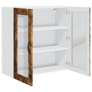 Væglågskab PORTO Røget eg 80 x 31 x 80 cm Konstrueret træ