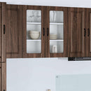 Væglågskab PORTO Brun eg 80 x 31 x 80 cm Konstrueret træ