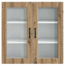 Væglågskab PORTO Artisan Egetræ 80 x 31 x 80 cm Konstrueret træ